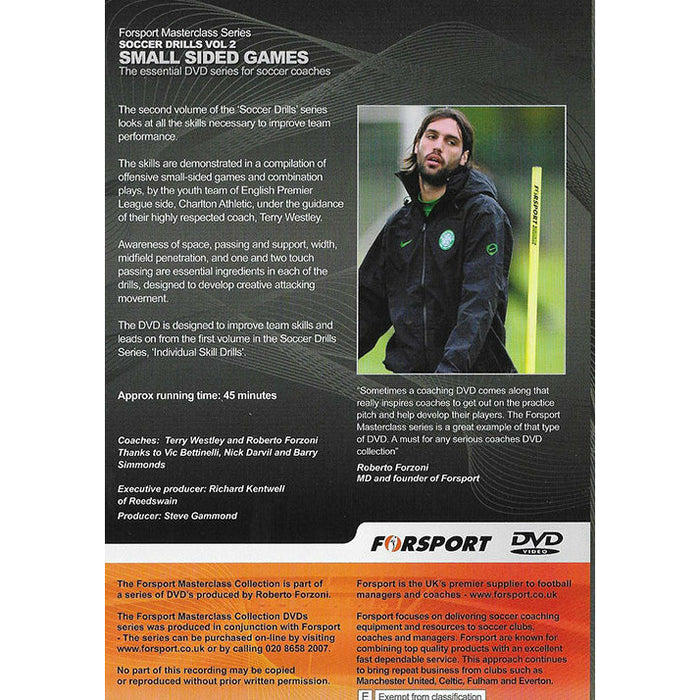 Forsport Masterclass Soccer Drills Vol. 2 - Small Sided Games