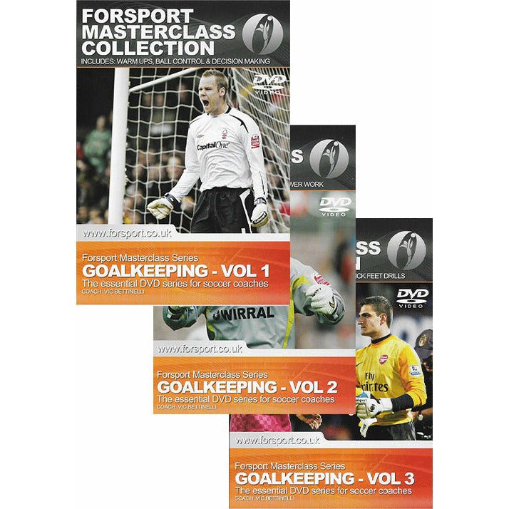 Forsport Masterclass Goalkeeping Vols. 1-3 volume Set- Vic