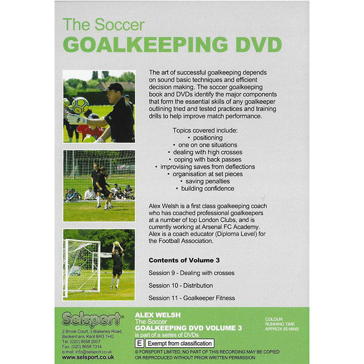 Forsport Soccer Goalkeeping Vol 1-3. - Alex Welsh